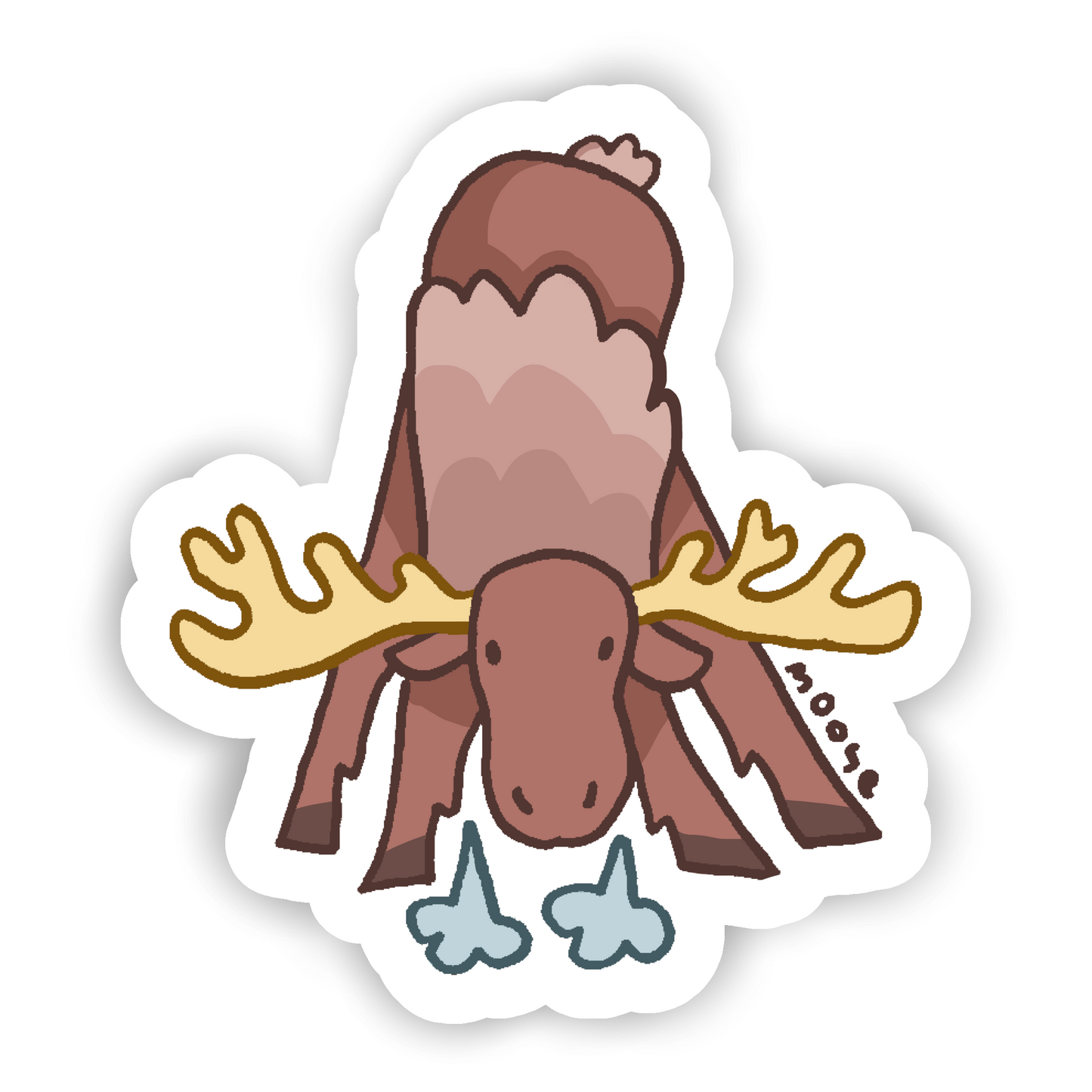 The Moose Sticker (2.7"x3")