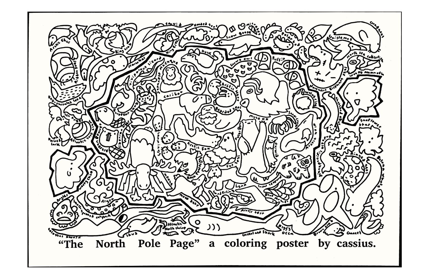 The North Pole Poster (11"x16.5")