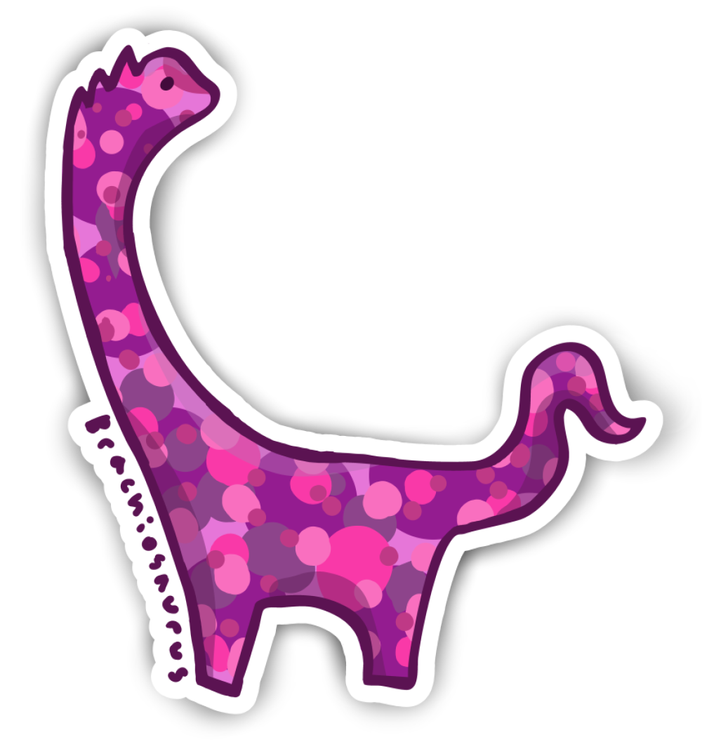 The Brachiosaur Sticker (2.7''x3'')