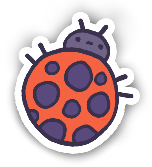 The Ladybug Sticker (2.5"x2.8")