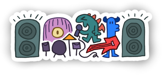 The Gobknobs Sticker (3.7"x1.3")