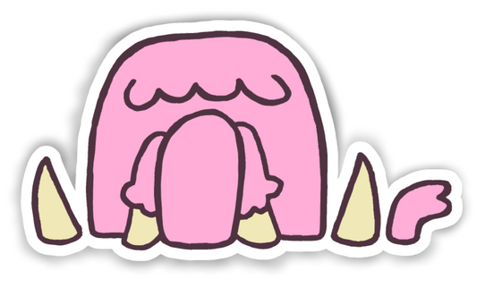 The Mammoth Sticker (3.7"x2")