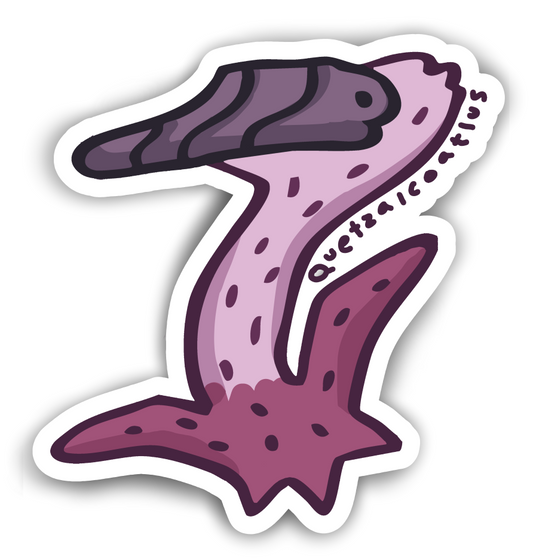 The Quetzalcoatus Sticker (2.8"x2.6")