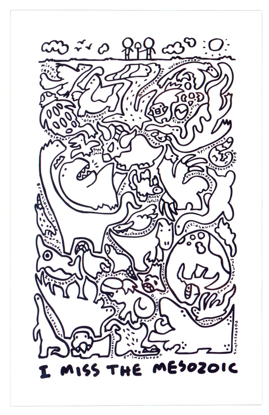 The Dinosaur Poster (11"x17")