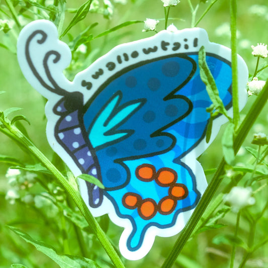 The Butterfly Sticker (2.8"x3")