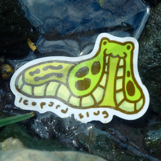 The Leopard Slug Sticker (3.5"x2.1")