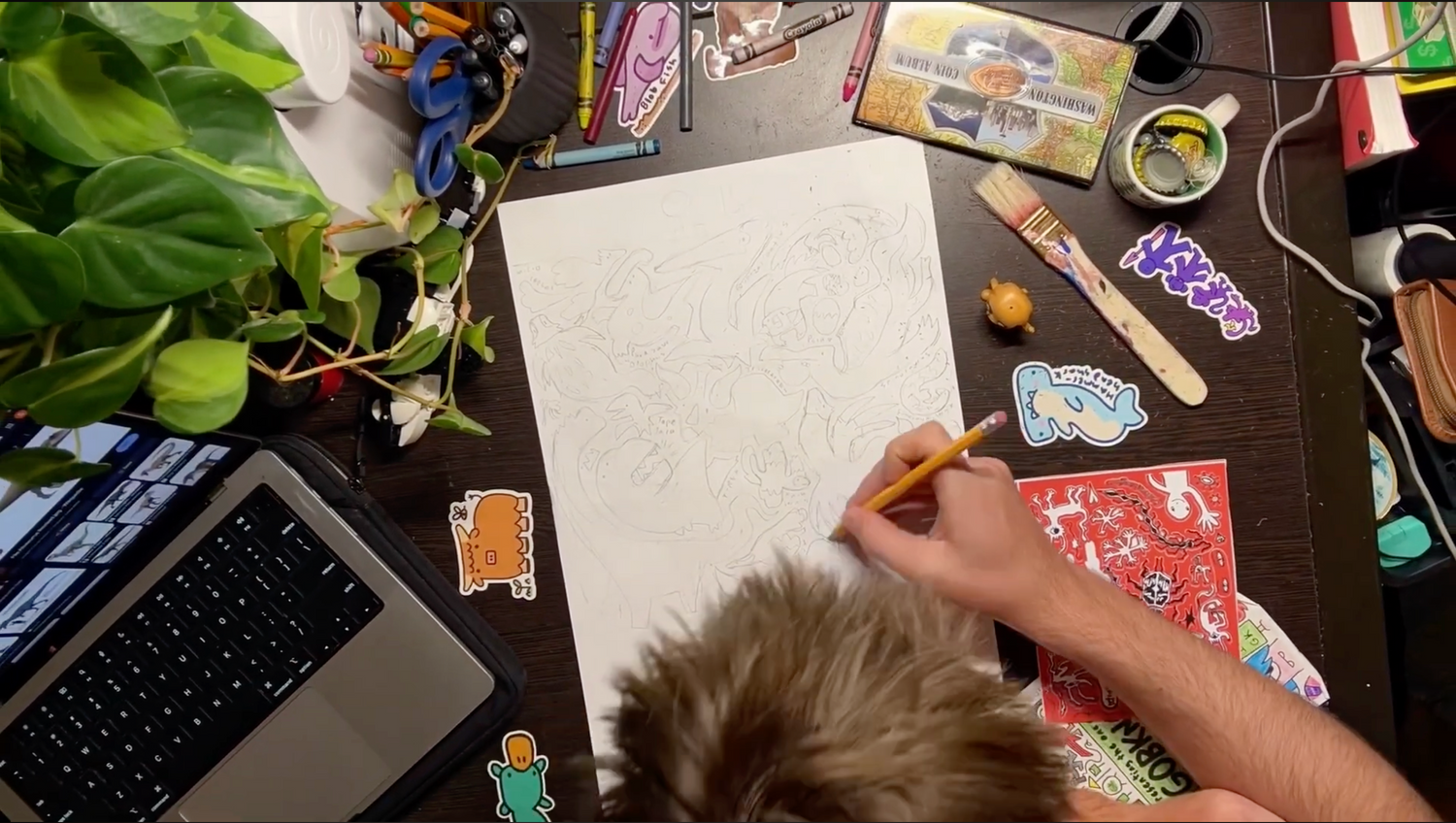 Load video: How I made a coloring book video